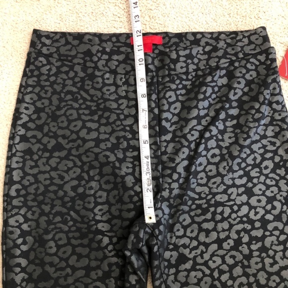 Jennifer Lopez Black Animal Print Ponte Leggings Large - Picture 12 of 12